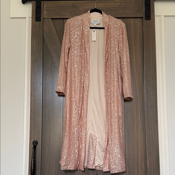 Anthropologie Jackets & Blazers - Anthropologie Sequin Longline Cardigan